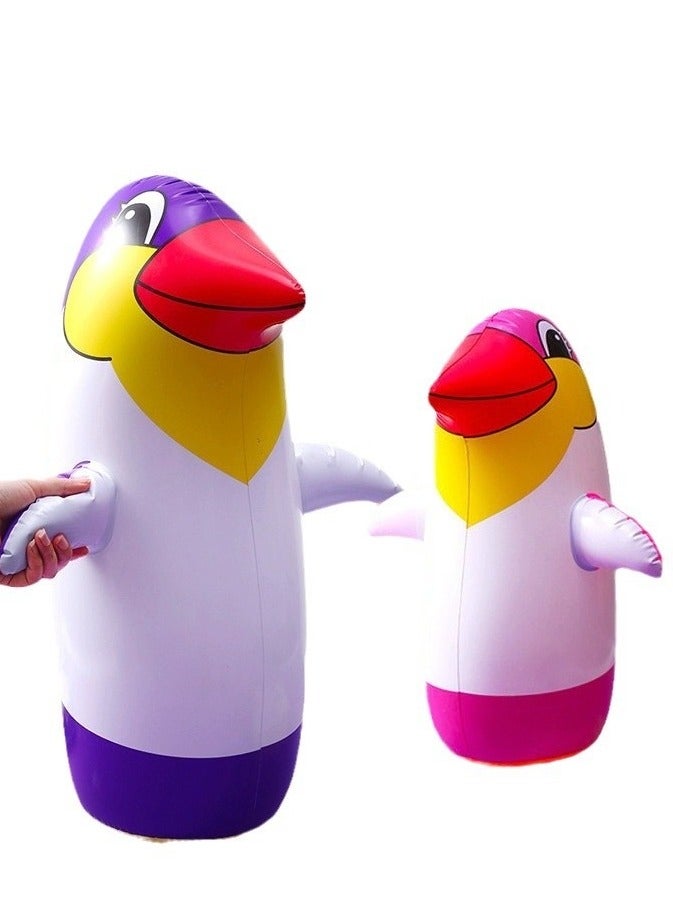 ألعاب حقيبة ملاكمة البطريق المناسبة للأطفال (3 عبوات، لون عشوائي) ألعاب ملاكمة حقيبة ملاكمة الطفل والوالدين - Image 5